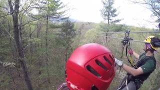 Adventure Zipline at Shenandoah State Park  Zip the Park  SHOT ON GOPRO [upl. by Atima653]