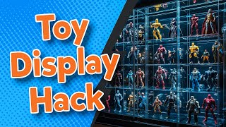 IKEA Billy Bookcase Display Cabinet Hack Retro Toy Storage Solution [upl. by Weidner]