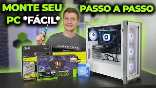 COMO MONTAR UM PC GAMER INTEL de R6500 PARA RODAR TUDO NO ULTRA PASSO A PASSO  2024 [upl. by Yeuh497]