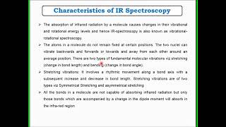 Nanomaterials their Characterization using IR SpectroscopyLecture06 [upl. by Leasia]