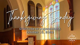 October 13 2024  Aylmer Baptist Church Live Stream [upl. by Benildas]