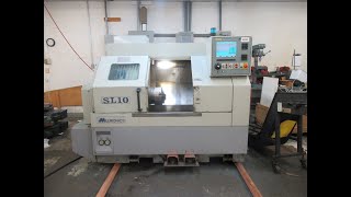 Milltronics SL10 CNC Turning Center with Centurion 6 Control [upl. by Ynnaf365]