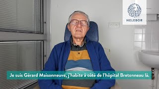 Gérard MAISONNEUVE bénéficiaire de la biographie hospitalière à l’hôpital de jour au CHU de Tours [upl. by Tshombe775]