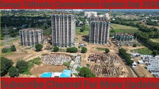 Ganga Tathastu 1 amp 2 Construction Update Sector 5 Sohna  Construction Update Ganga Tathastu ganga [upl. by Anaujat]