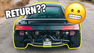 CUSTOMER HAS SECOND THOUGHTS AFTER FIRST DRIVE AUDI R8 TWIN TURBO 800HP  SHEEPEYRACE [upl. by Ireva584]