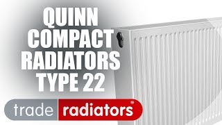 Quinn Compact Radiator White 600mm x 1200mm Double Panel Double Convector  Trade Radiators [upl. by Ahsoym]