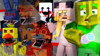 5 NÄCHTE bei FNAF ÜBERNACHTEN  Minecraft MONSTER VILLA [upl. by Notyad]