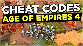 Age Of Empires 4  All Cheat Codes [upl. by Ayyidas]