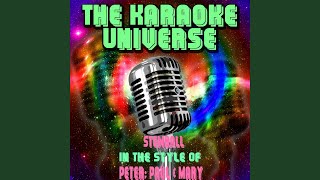 Stewball Karaoke Version In The Style Of Peter Paul amp Mary [upl. by Harsho]