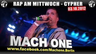 RAP AM MITTWOCH  031012 Die Cypher feat Mach One uvm 14 [upl. by Rochus161]