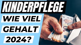 Wie viel GEHALT verdient man als KINDERPFLEGERIN und Kinderpfleger 2024  ERZIEHERKANAL [upl. by Florina]