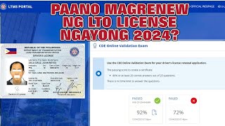 How to renew LTO Driver License in 2024 [upl. by Desi]