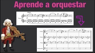 Aprende a Orquestar  Ejemplo con Mozart [upl. by Llemhar]