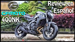 NK 400 CFmoto Review En Español A Fondo 😎 [upl. by Nodle]