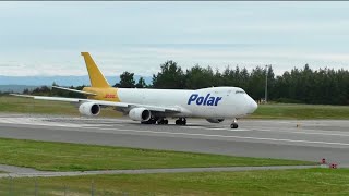 Runway 15 Takeoffs and Landings at Ted Stevens Anchorage International Airport [upl. by Macri944]