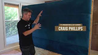 How To Install A Wood Slat Headboard  Trepanel Acoustic Wood Panels [upl. by Atiral]