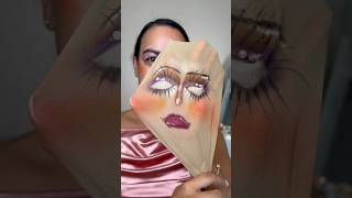 Doll Face 🎭 spookyseason halloweenmakeuplook makeuptutorial halloween [upl. by Notsrik]