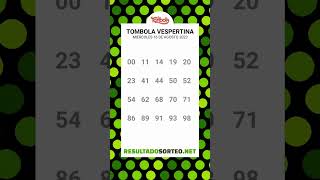 tombola vespertina 16082023  Montevideo Uruguay [upl. by Karry]