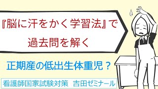 【看護師国家試験対策】正期産の低出生体重児｜吉田ゼミナール [upl. by Notsgnik]