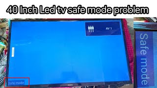 How To Close Safe Mode in china Led tv  safe mode problem in 40 inch led tv [upl. by Glen]