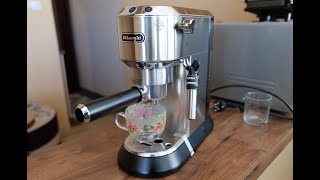 DeLonghi Dedica Style EC 685  espresso machine consumer review [upl. by Ettennaej]