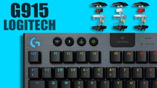 Logitech G915 Lightspeed TKL Review  Best Gaming Keyboard ALL SWITCHES [upl. by Singer435]