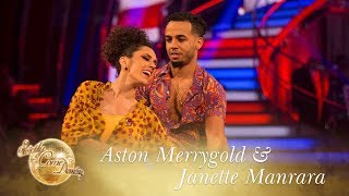 Aston and Janette Viennese Waltz to Whos Loving You  Strictly Come Dancing 2017 [upl. by Norahs]