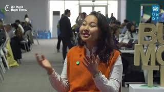 Dinara Ermakova Innovation Chair at IYNC  COP29 Interview [upl. by Nets]