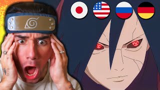 Madara vs Shinobi Alliance IN EVERY LANGUAGE REACTION [upl. by Ecydnak]