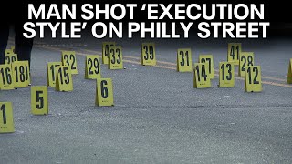 Philadelphia shooting 40 shots fired in executionstyle killing [upl. by Tressa]