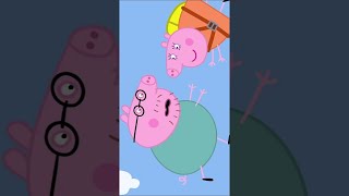 Salto en paracaídas  Peppa Pig en Español shorts peppapig dibujosanimados [upl. by Treb]