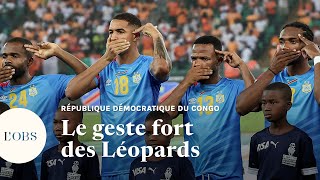 Guerre en RDC  le geste fort des joueurs congolais en demifinale de la CAN [upl. by Animahs]