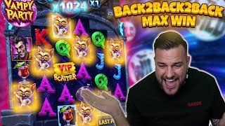 Die Slot ist kaputt VAMPY PARTY auf MAXWIN eingestellt🧛🦇 Casino Slot Stream Highlights [upl. by Molly]