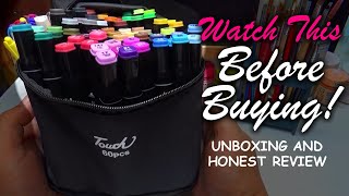 Unboxing and Honest Review Touch Raven  Alcohol Markers  My Art Life [upl. by Coray]