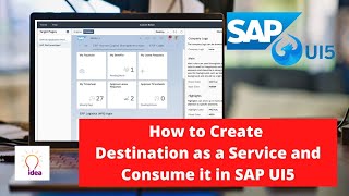 How To Create Destination As A Service and Consume It In SAP UI5  SAP  UI5 [upl. by Matland]