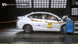 New Honda City crash test in global ncap unique results 😱 [upl. by Krebs]