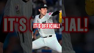 IT’S OFFICIAL Japanese Pitching Phenom Roki Sasaki Will Officially Be Posted mlb shorts [upl. by Enilatan]