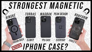 Strongest Magnetic iPhone Case  Testing the Top Strongest MagSafe iPhone Cases Review [upl. by Zeta]