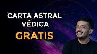 Calcula tu CARTA ASTRAL VÉDICA GRATIS  EN POCOS MINUTOS [upl. by Mailand286]