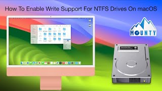 How To Enable Write Support For NTFS Drives On macOS for Free  Hackintosh [upl. by Anital]