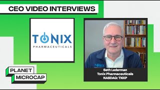 Tonix Pharmaceuticals Talks Focus on Filing New Drug Application of Tonmya1 for Fibromyalgia [upl. by Mukund]