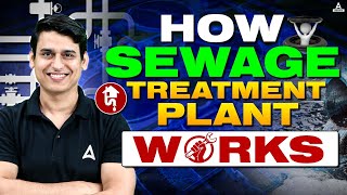 How Sewage Treatment Plant Works  Sewage Treatment Plant Working Model  NEET 2025  Param Sir [upl. by Gerri]