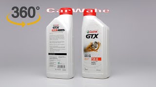 Castrol GTX 15W40 API SNCF  1Liter  carwahe [upl. by Bandur601]