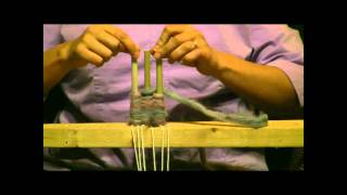 How To Weave On A Peg Loom [upl. by Analaf]