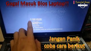 cara masuk dan setting bios laptop hp probook 6460b saat instal ulangTutorial Jinan [upl. by Kciderf212]