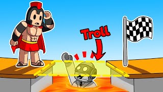 ¡LOS COMPAS vs PARKOUR MÁS TROLL 😂🔴 INVICTOR en ROBLOX 100 IMPOSIBLE [upl. by Leler512]