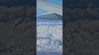 Snijeg na planinama na prvi dan jeseni snijeg schnee alps flight let europe jesen [upl. by Nnaik]