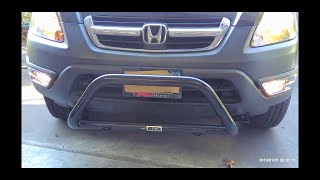 HONDA CRV BULL BAR INSTALL [upl. by Lad]