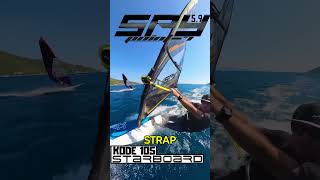 Using one footstrap how to windsurf better windsurf insta360 [upl. by Atil]