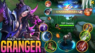 FINALLY GRANGER NEW BRUTAL DAMAGE BUILD IS HERE  BUILD TOP GLOBAL GRANGER 2024  MLBB [upl. by Aziaf]